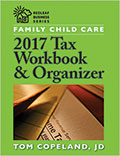 Family Child Care 2017 Tax Workbook & Organizer