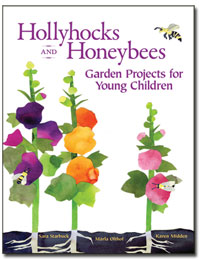 Hollyhocks and Honeybees