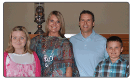 Denita Dinger and her family