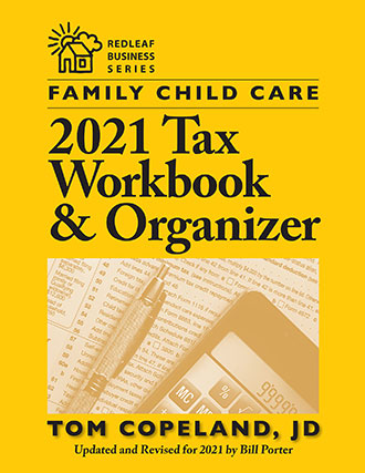Family Child Care 2021 Tax Workbook & Organizer