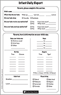 Infant Daily Report Form