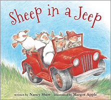 Sheep in a Jeep