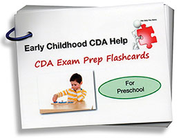 CDA Exam Prep Flashcards - Preschool