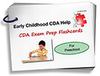 CDA Exam Prep Flashcards - Preschool