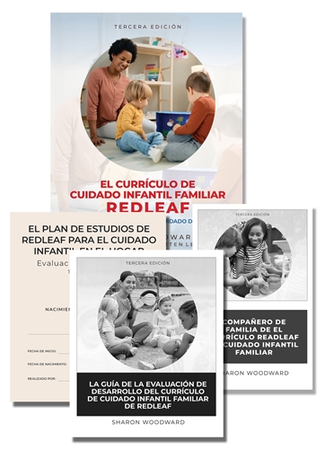 Juego completo del plan de estudios de Redleaf Family Child Care (3.ª edición)