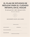El plan de estudios de Redleaf para el cuidado infantil en el hogar evaluación del desarrollo, Tercera edición