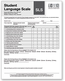 TILLS Student Language Scale
