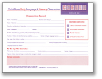 Child/Home Early Language & Literacy Observation Tool