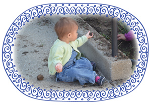 Baby in the Garden