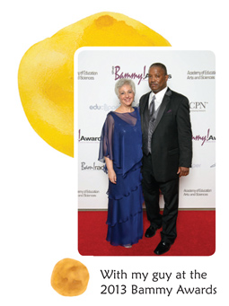 Rae Pica and her partner on the red carpet